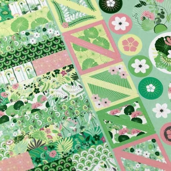 Scrapbooking kit - Toga - Kyoto - 260 delar - Flerfärgad - Blandad - Vuxen