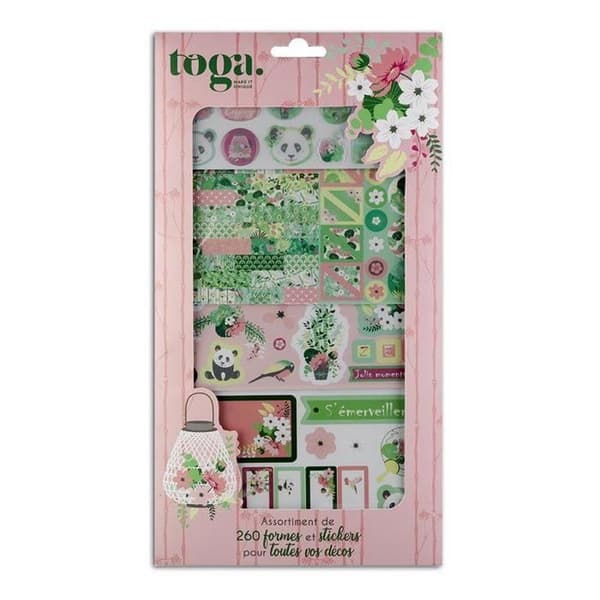 Scrapbooking kit - Toga - Kyoto - 260 delar - Flerfärgad - Blandad - Vuxen