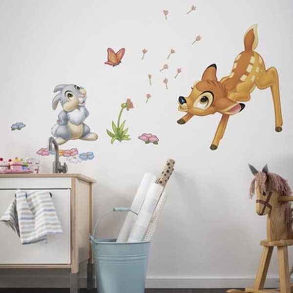 Klistermärken jätte Bambi &amp; Thumper Disney