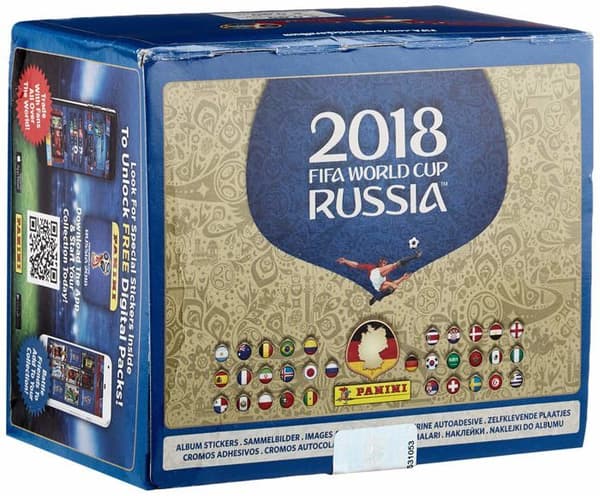 Panini klistermärkeset - 003497B16D - WM Ryssland 2018 - Klistermärken - 1 skärm (100 påsar) - tysk version