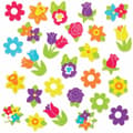 Miniatyrbild 1 av 4: Baker Ross - AT638 - Foam Spring Flower Stickers (Förpackning med 120) - Barnhantverk,
