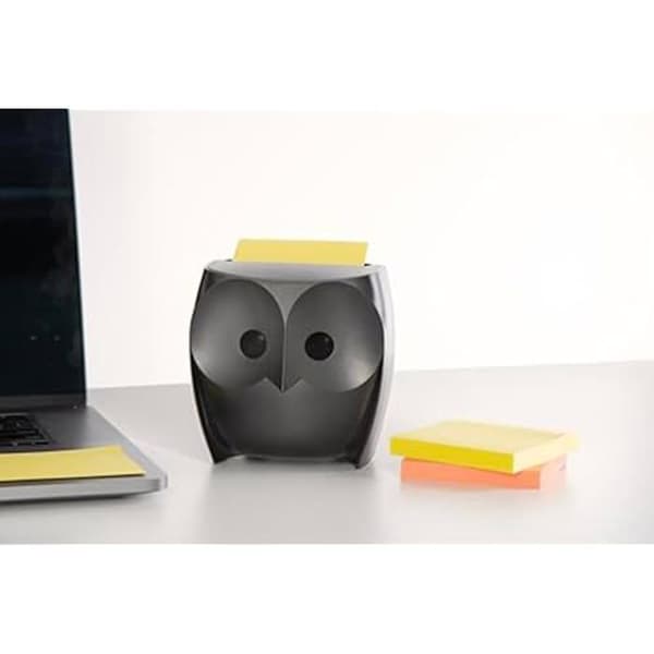 "Z-Note dispensator Post-it - POST-IT - Uggla - Svart - 45 Ark/Block - 2 Block/Paket"