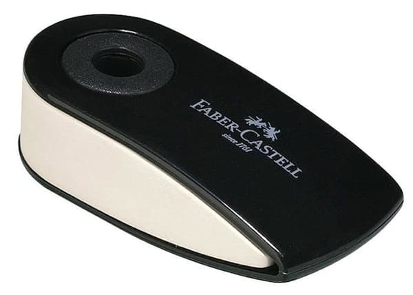 Gommette Faber-castell - 205076 - Gummifodral Mini, svart, 6 stycken