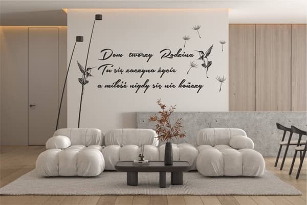 SEINÄTARRAT Koti Luonut Family Love Voikukat 100x50cm NC_001