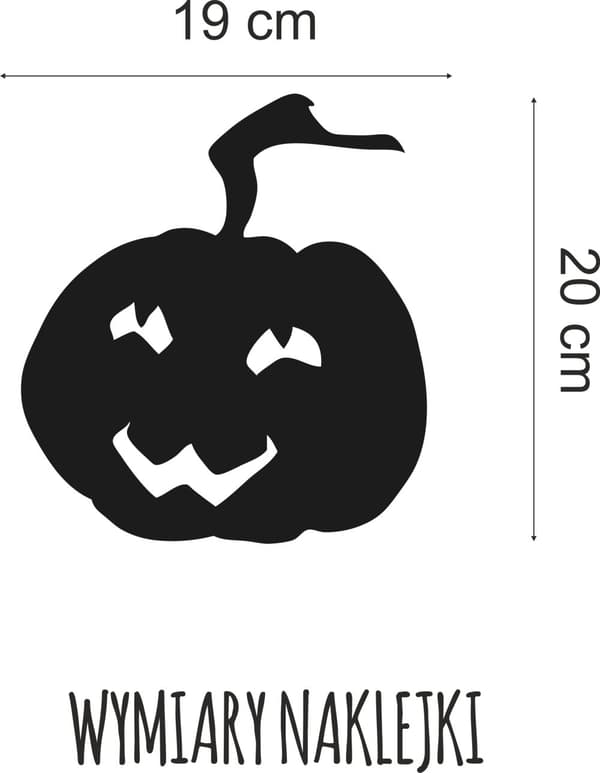 ISO HALLOWEEN-TARRA Tarrat Pelottava Kurpitsa-koriste NH_010