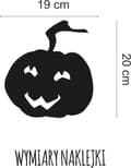Pikkukuva 3 / 3: ISO HALLOWEEN-TARRA Tarrat Pelottava Kurpitsa-koriste NH_010