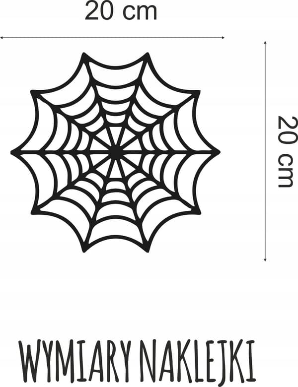 SUURI HALLOWEEN-TARRA Hämähäkinverkkotarrat Hämähäkkiseinäkoriste NH_006