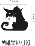 Pikkukuva 3 / 4: ISOT HALLOWEEN-TARRAT Tarrat MUSTA KISSA Aavemainen Hauska Synkkä NH_005