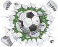Miniatyrbillede 1 af 2: VÆGKLISTERS FODBOLD 3D I MURSTEN