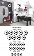 Miniatyrbild 2 av 2: 3D-FOTBOLLSTICKERS STORA SET