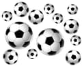 Miniatyrbild 1 av 2: 3D-FOTBOLLSTICKERS STORA SET