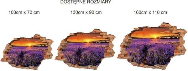 3D-KLISTERMÆRKER fototapet BRICK VIEW 160 x 110