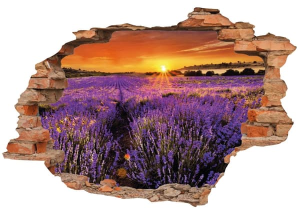 3D-KLISTERMÆRKER fototapet BRICK VIEW 160 x 110