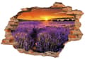 Miniatyrbillede 1 af 9: 3D-KLISTERMÆRKER fototapet BRICK VIEW 160 x 110