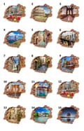 Pikkukuva 4 / 9: 3D-TARRAT valokuvatapetti BRICK NÄKYMÄ 130 x 90