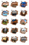 Pikkukuva 5 / 9: 3D-TARRAT valokuvatapetti BRICK NÄKYMÄ 130 x 90