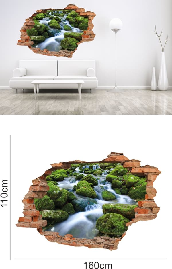 3D-TARRAT valokuvatapetti BRICK NÄKYMÄ 160 x 110