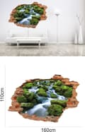Pikkukuva 2 / 9: 3D-TARRAT valokuvatapetti BRICK NÄKYMÄ 160 x 110