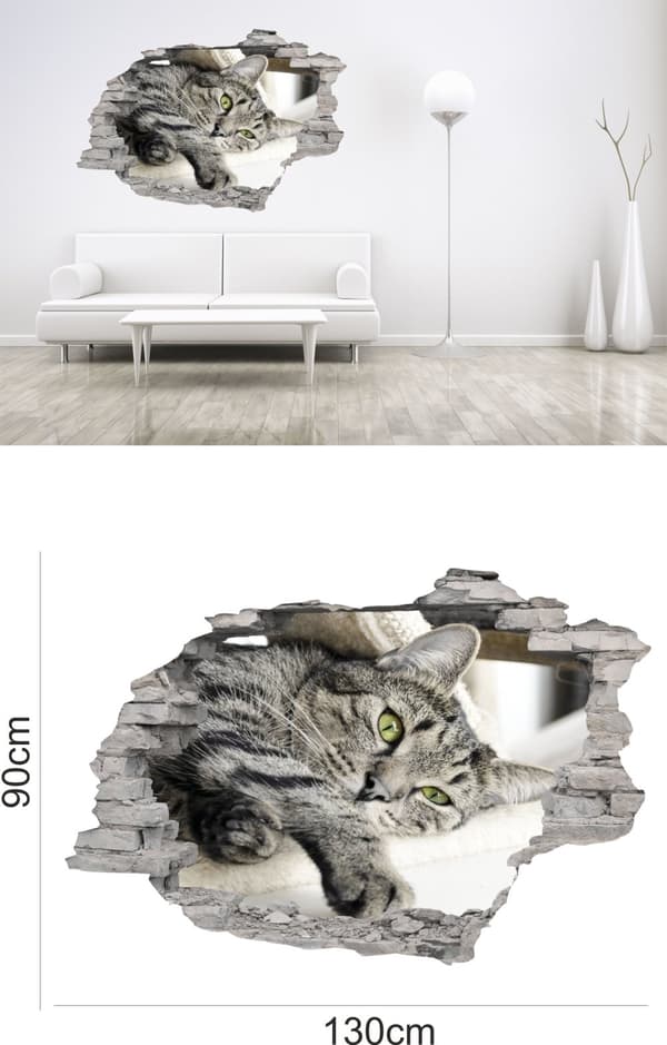 3D-TARRAT valokuvatapetti TIILI NÄKÖALALLA 130 x 90