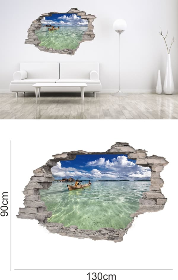 3D-TARRAT valokuvatapetti BRICK view 130 x 90