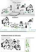 Miniatyrbild 2 av 2: Väggdekorationer för barn stora set bondgård