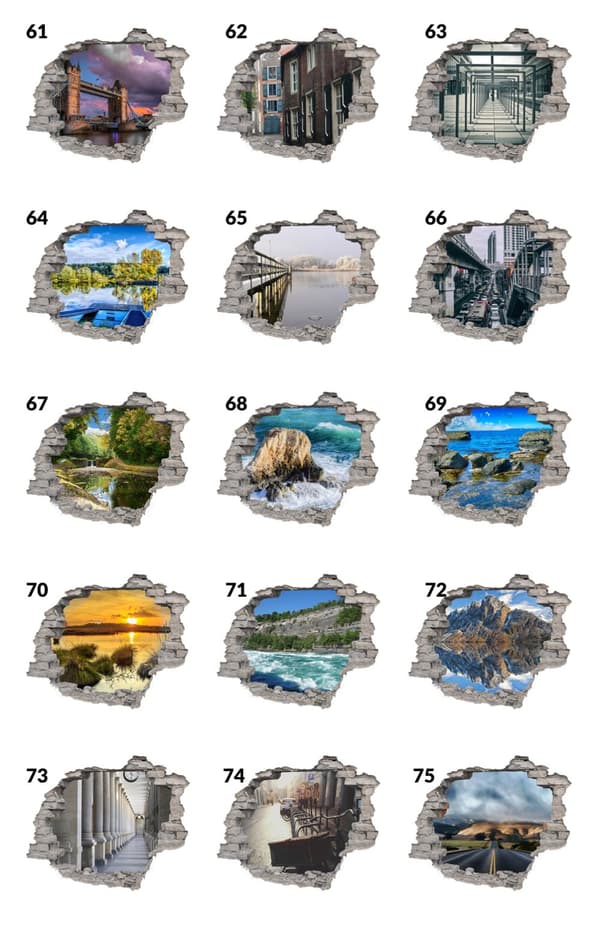 3D-tiiliseinätarrat näköalalla