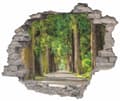 Pikkukuva 1 / 9: 3D-tiiliseinätarrat näköalalla