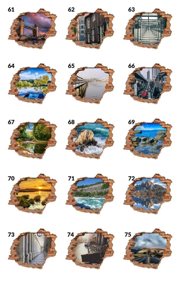 3D-tiiliseinätarrat näköalalla