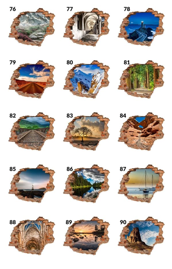 3D-tiiliseinätarrat näköalalla