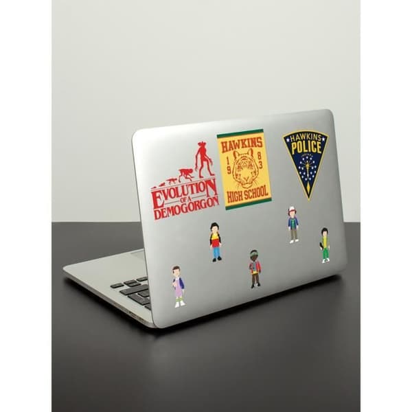 Tech-dekaler - Stranger Things - Vit - Vuxen - Unisex