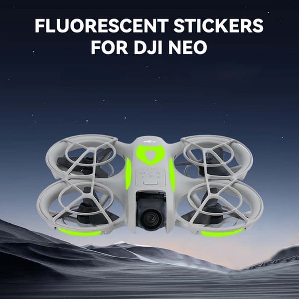 Soveltuvat DJI NEO -luminesenssitarrat Värikkäät gradientti-yölennon luminesenssitarrat Drone-tarvikkeet RCSTQKoi NEO Self