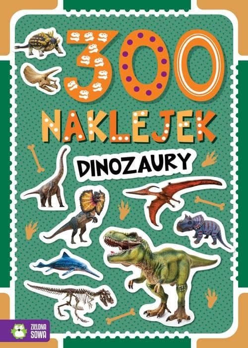 300 dinosauriklist stickers, grön uggla