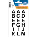 Miniatyrbild 1 av 2: Självhäftande bokstäver A-Z - HERMA - 20 x 20 mm - Väderbeständiga - Svart - Transparent film