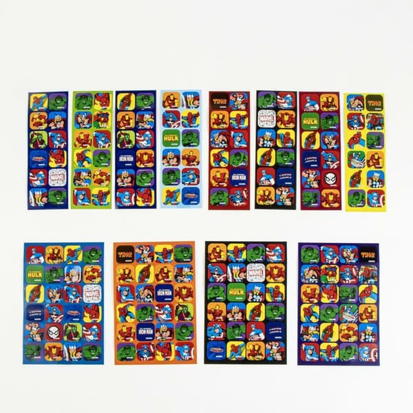 Sett med klistremerker Marvel Flerfarget 41 x 58 x 3 cm