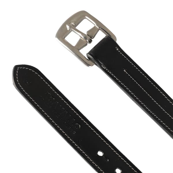 Acavallo Classic Læderremme Sort 135 cm