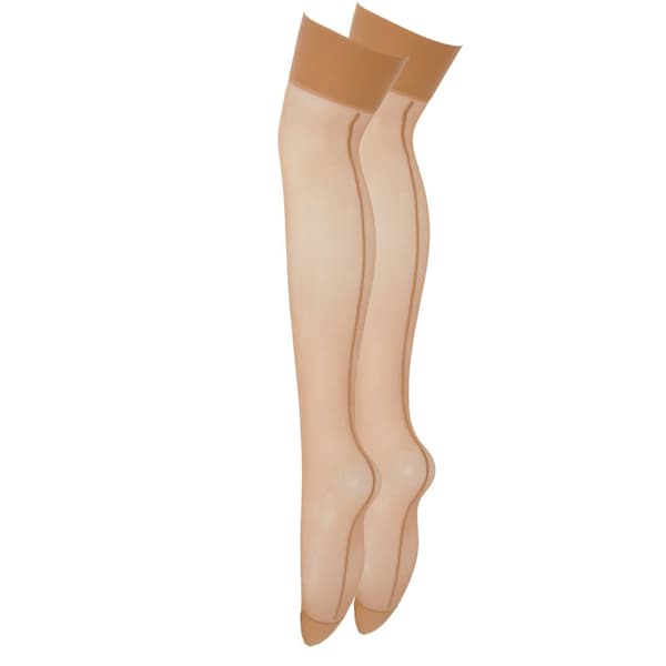 Silky Kvinnor/Ladies Smooth Knit Backseam Stockings (1 par)