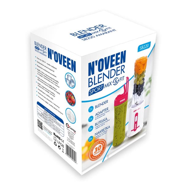Noveen Sport Mix & Fit SB220 blender amaranth