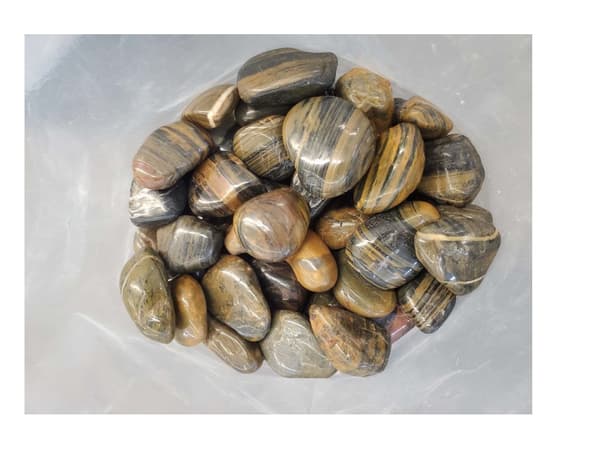 100 kg Polerade småsten Blankt grus Flodsten Pebbles Trädgårdsgrus Prydnadsgrus #