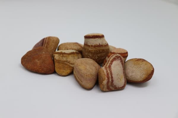 180 kg småsten River Pebble Pebbles Trädgårdsgrus Prydnadsgrus Dekokies Sandstone