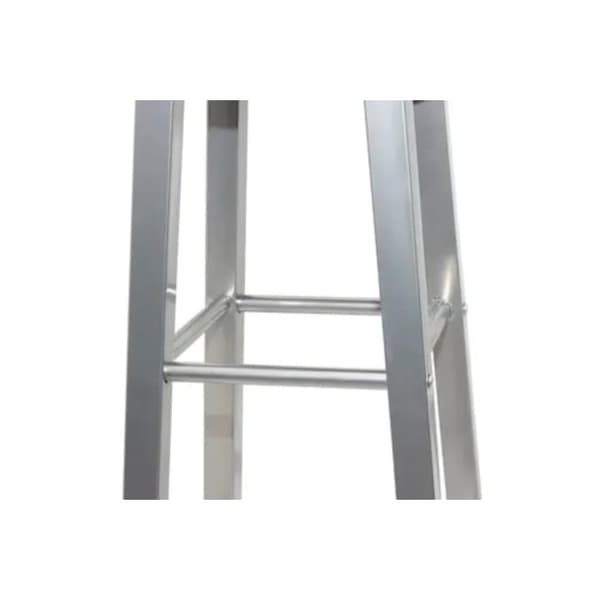 vidaXL Barkrakk 2 stk metall med MDF-sete