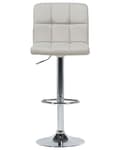 Miniatyrbild 5 av 11: Barstol 2 st Beige Justerbar Höjd