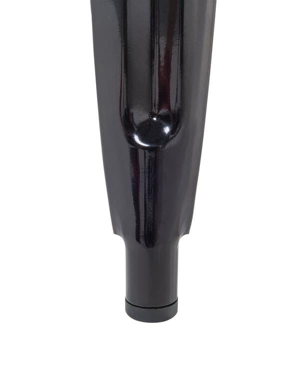 Barstol 2 st Svart Metall 76 cm Stapelbar Industriell