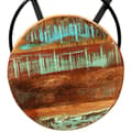 Miniatyrbild 6 av 11: vidaXL Barstolar 4 st massivt återvunnet trä