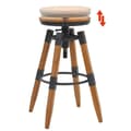 Miniatyrbilde 3 av 8: vidaXL Barstoler 2 stk heltre gran