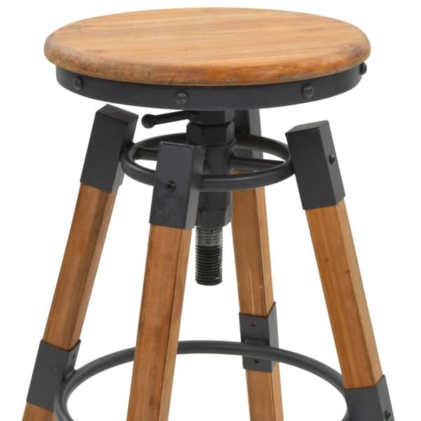 vidaXL Barstoler 2 stk heltre gran