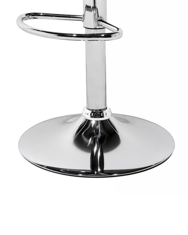 Sæt med 2 Barstole Transparent Akryl Drejelig Gaslift Justerbar Højde Moderne Stil