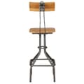 Miniatyrbilde 5 av 10: vidaXL Barstoler 2 stk gjenvunnet heltre teak