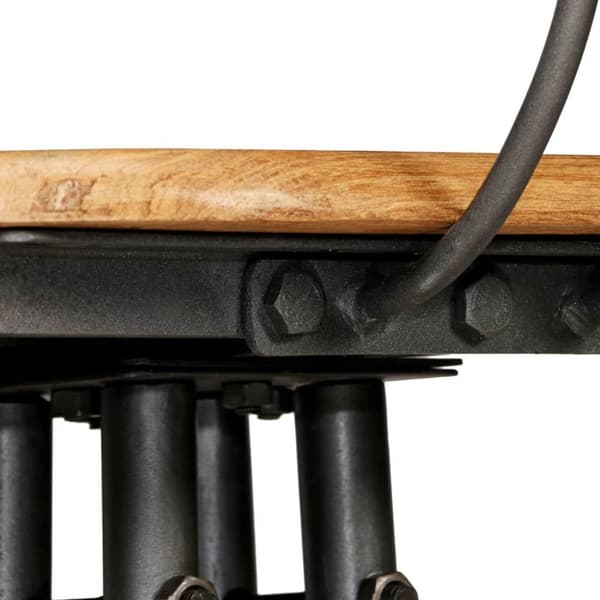 vidaXL Barstoler 2 stk gjenvunnet heltre teak