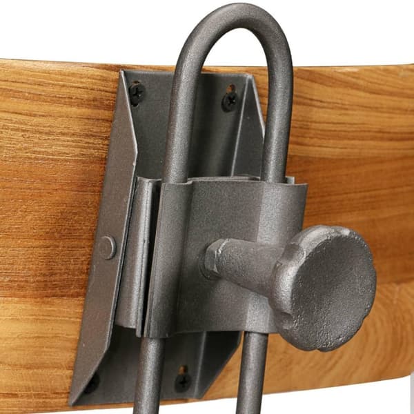 vidaXL Barstoler 2 stk gjenvunnet heltre teak