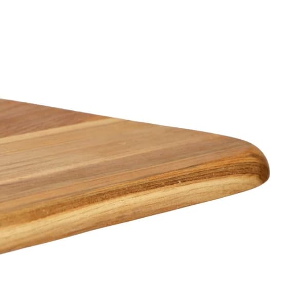 vidaXL Barstoler 2 stk gjenvunnet heltre teak